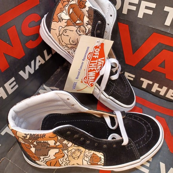Vans Men's 5/Women's 6.5 Breast Cancer Awareness Sk8-Hi VN0A4BV6TRL - Picture 1 of 12